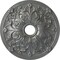 Ekena Millwork Jamie Ceiling Medallion (Fits Canopies up to 3 7/8"), 23 5/8"OD x 3 7/8"ID x 2 1/8"P, Silver CM23JASLS - alternate 1